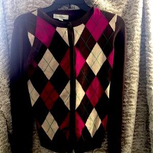 Argyle XS cardigan